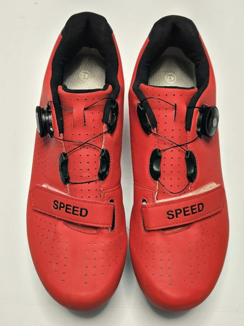 SPEED Red Cycling Shoes EU 42